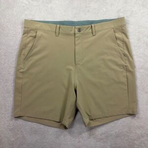 Free Fly Nomad Shorts Mens 38 Khaki Tan Stretch Performance Outdoor Hiking Fish